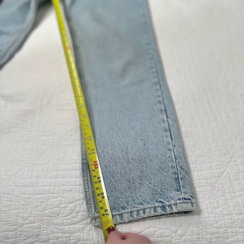 NWOT Zara super high waist light wash jeans, mom fit, size US 4, 28” waist - Picture 11 of 14